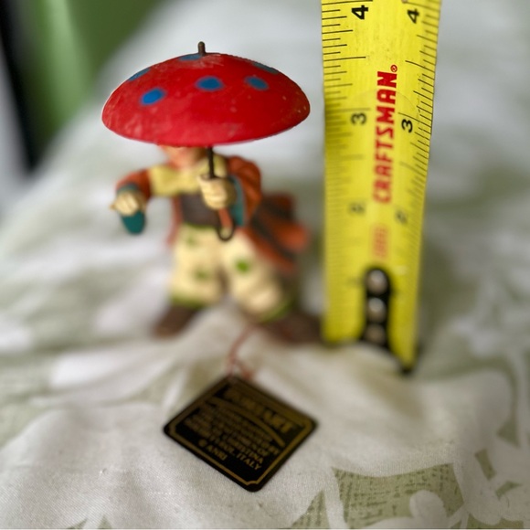 VTG Toriart Italian Clown Under Umbrella Figurine Cottagecore Art Decor - Picture 8 of 10